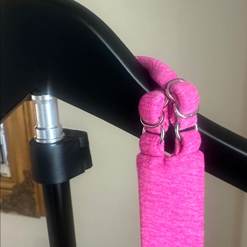 Bombshell Sportswear Hot Pink bodysuit with halter neck, low back - Picture 5 of 11